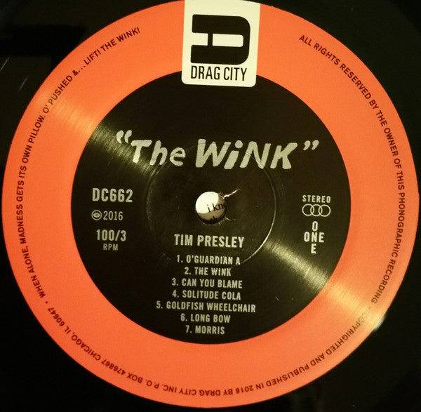 Tim Presley – The Wink LP vinyl record, image 3 of 7