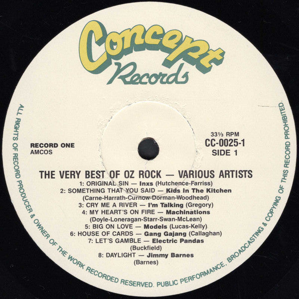 Various – The Very Best Of Oz-Rock (2xLP) LP vinyl record, image 4 of 7