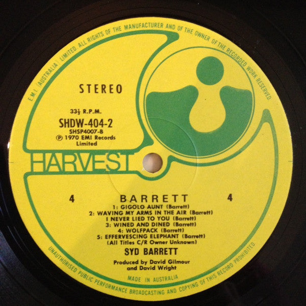 Syd Barrett – The Madcap Laughs / Barrett (2xLP) LP vinyl record, image 6 of 6