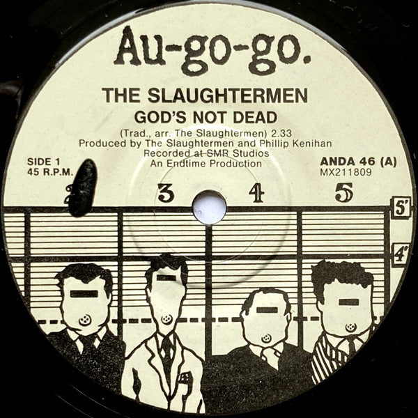 The Slaughtermen – God's Not Dead 7" vinyl record, image 3 of 4