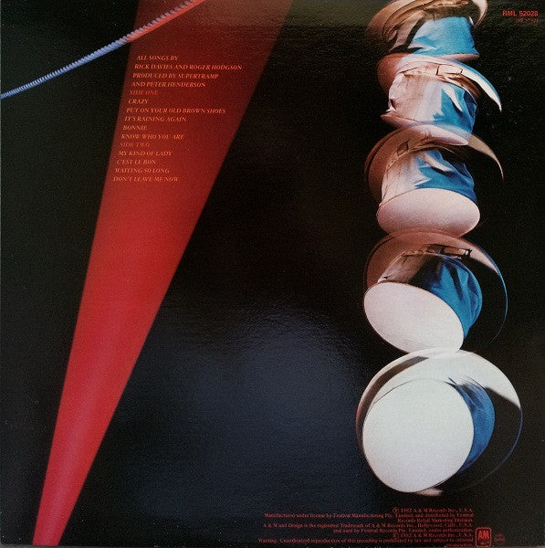 Supertramp – "...Famous Last Words..." LP vinyl record, image 2 of 7