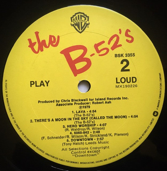 The B-52's – The B-52's LP vinyl record, image 5 of 8