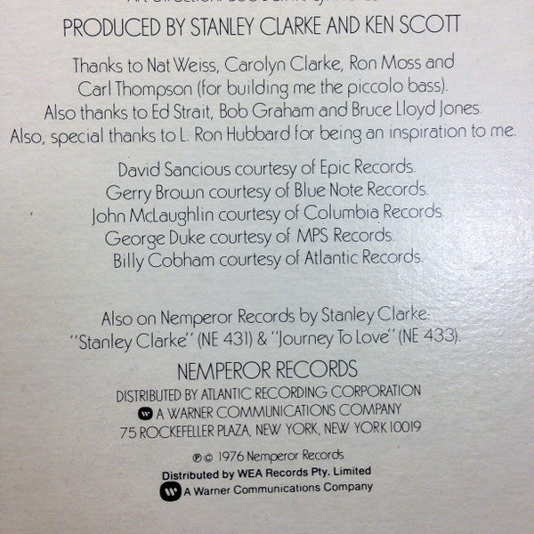 Stanley Clarke – School Days LP vinyl record, image 4 of 6