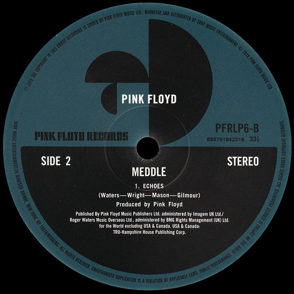 Pink Floyd – Meddle LP vinyl record, image 5 of 9