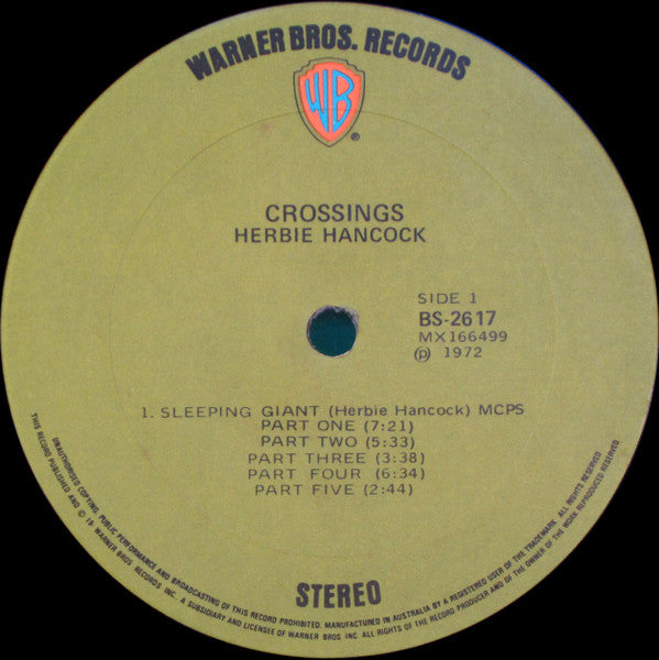 Herbie Hancock – Crossings LP vinyl record, image 4 of 5