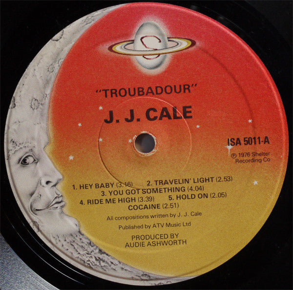 J.J. Cale – Troubadour LP vinyl record, image 4 of 5