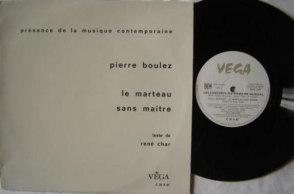 Pierre Boulez – Le Marteau Sans Maitre LP vinyl record, image 2 of 2