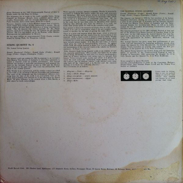 Various – Australian Music Today - Volume II LP vinyl record, image 2 of 2