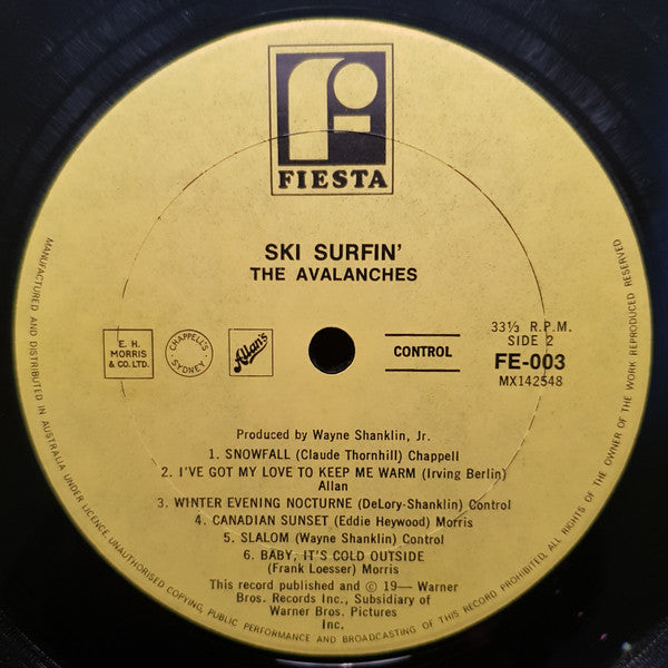 The Avalanches – Ski Surfin' LP vinyl record, image 4 of 4