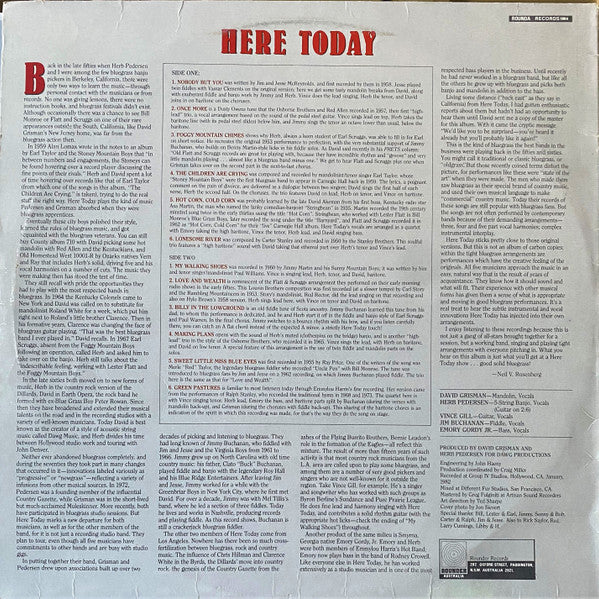 Here Today – Here Today LP vinyl record, image 3 of 7