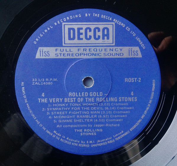The Rolling Stones – Rolled Gold - The Very Best Of The Rolling Stones (2xLP) LP vinyl record, image 8 of 8