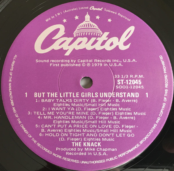 The Knack – ...But The Little Girls Understand LP vinyl record, image 3 of 6