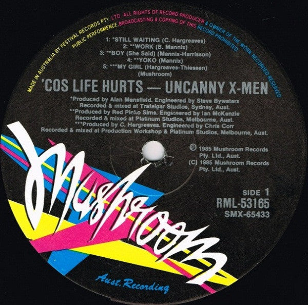 Uncanny X-Men – 'Cos Life Hurts LP vinyl record, image 4 of 8