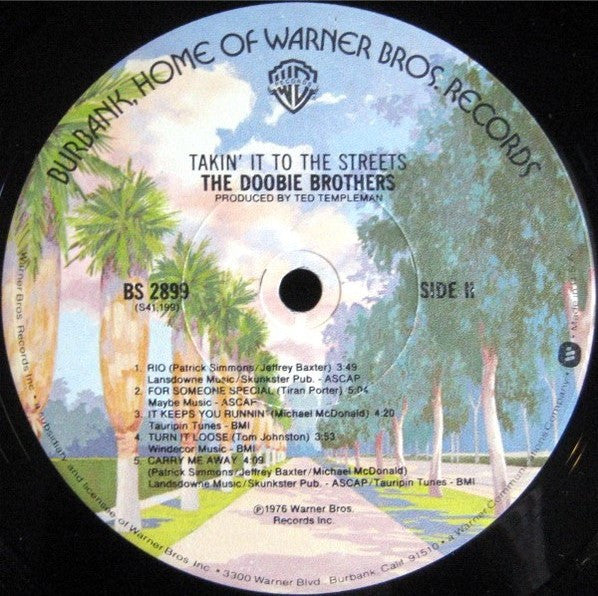 The Doobie Brothers – Takin' It To The Streets LP vinyl record, image 6 of 7