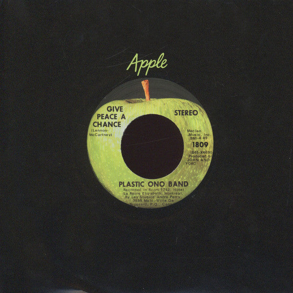 The Plastic Ono Band – Give Peace A Chance 7" vinyl record, image 4 of 4