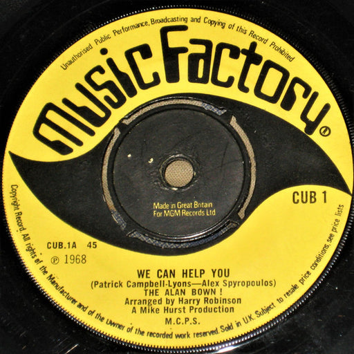 The Alan Bown Set – We Can Help You 7" vinyl record, image 1 of 3