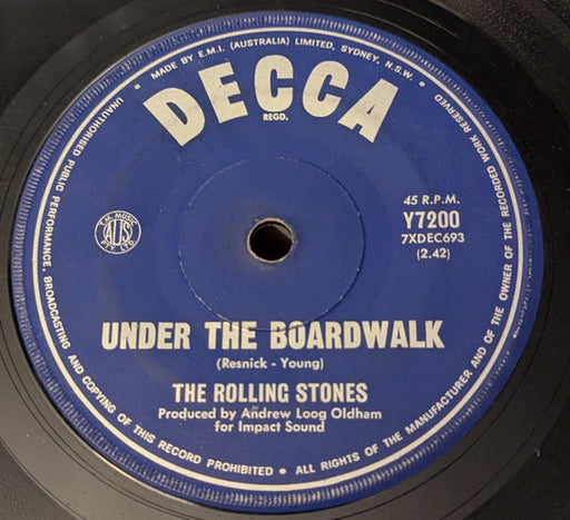 The Rolling Stones – Under The Boardwalk 7" vinyl record, image 1 of 4