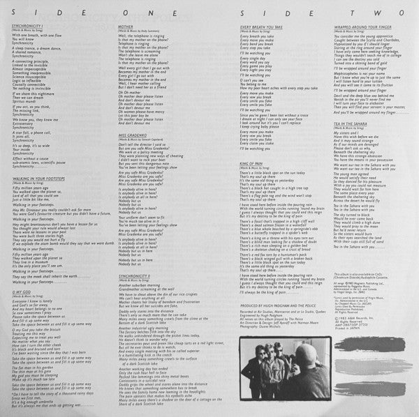 The Police – Synchronicity = シンクロニシティー LP vinyl record, image 8 of 10