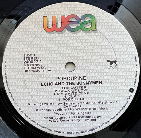 Echo & The Bunnymen – Porcupine LP vinyl record, image 3 of 6