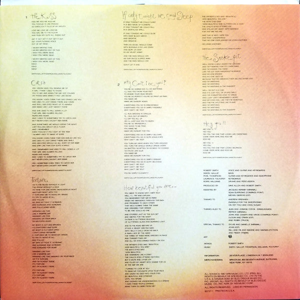 The Cure – Kiss Me Kiss Me Kiss Me (2xLP) LP vinyl record, image 8 of 10