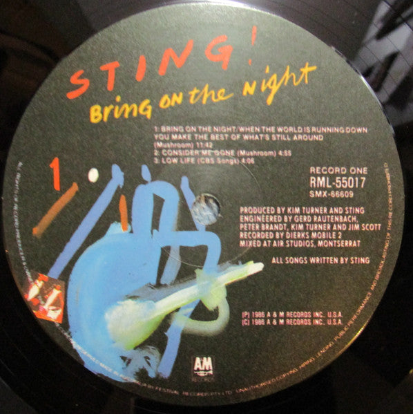 Sting – Bring On The Night (2xLP) LP vinyl record, image 6 of 8