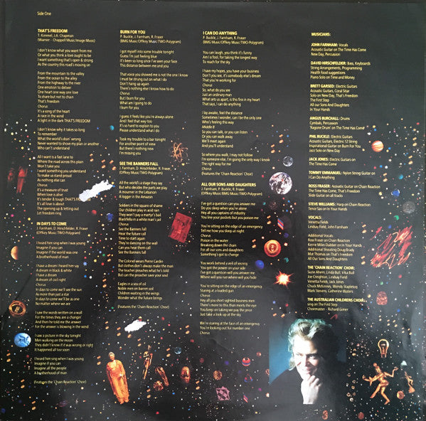 John Farnham – Chain Reaction LP vinyl record, image 5 of 6