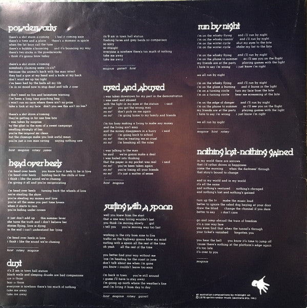 Midnight Oil – Midnight Oil LP vinyl record, image 6 of 6