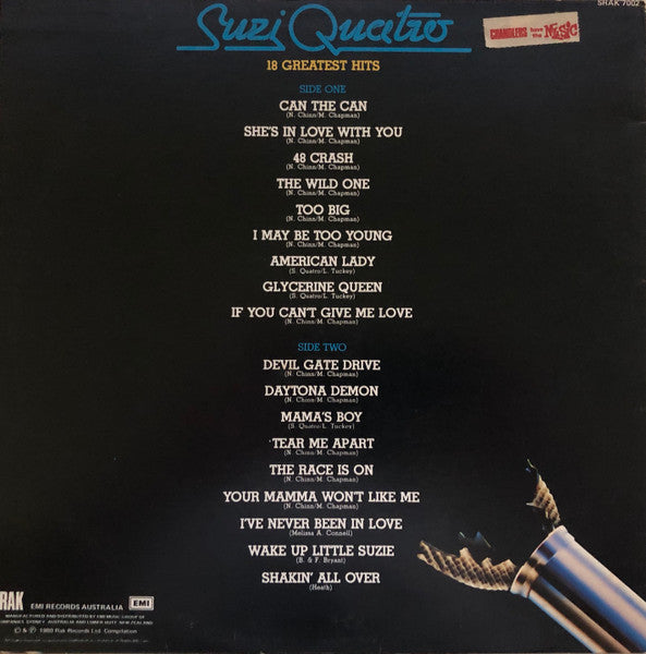 Suzi Quatro – Greatest Hits LP vinyl record, image 2 of 4