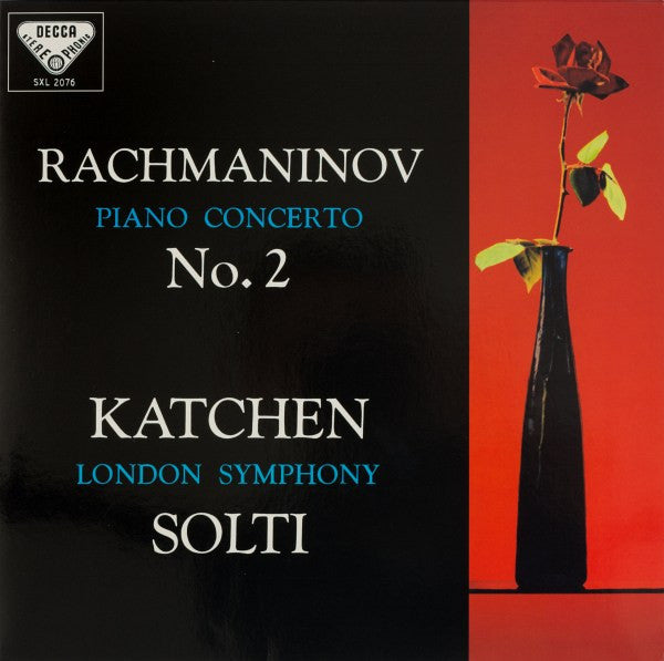 Sergei Rachmaninoff, Julius Katchen, London Symphony Orchestra, Georg Solti – Piano Concerto No. 2 LP vinyl record, image 2 of 10