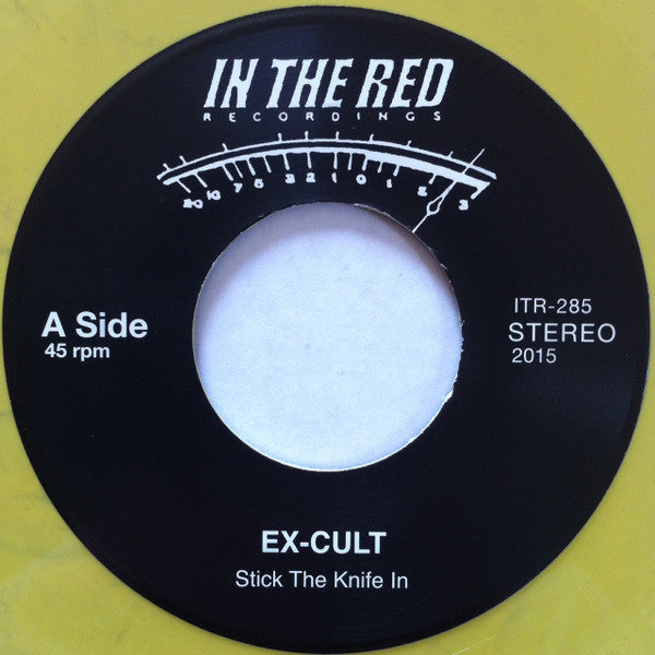 Ex-Cult – Stick The Knife In 7" vinyl record, image 3 of 7