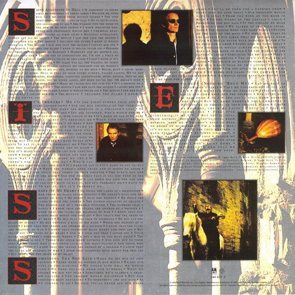 Sting – Ten Summoner's Tales LP vinyl record, image 6 of 6