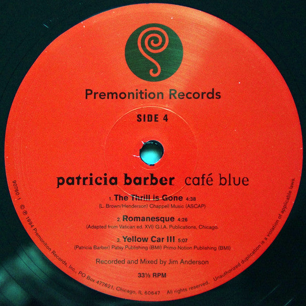 Patricia Barber – Café Blue (2xLP) LP vinyl record, image 7 of 10