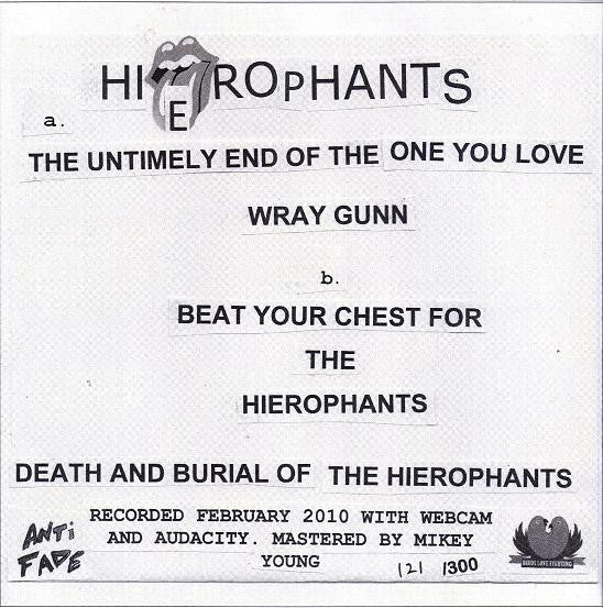Hierophants – Hierophants 7" vinyl record, image 2 of 2