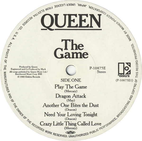 Queen – The Game LP vinyl record, image 3 of 10