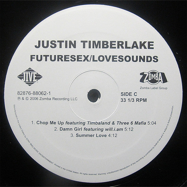 Justin Timberlake – Futuresex / Lovesounds (2xLP) LP vinyl record, image 7 of 8