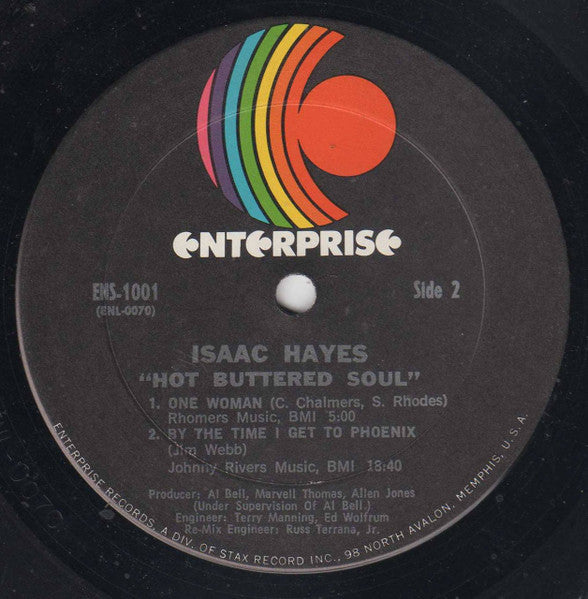 Isaac Hayes – Hot Buttered Soul LP vinyl record, image 4 of 4