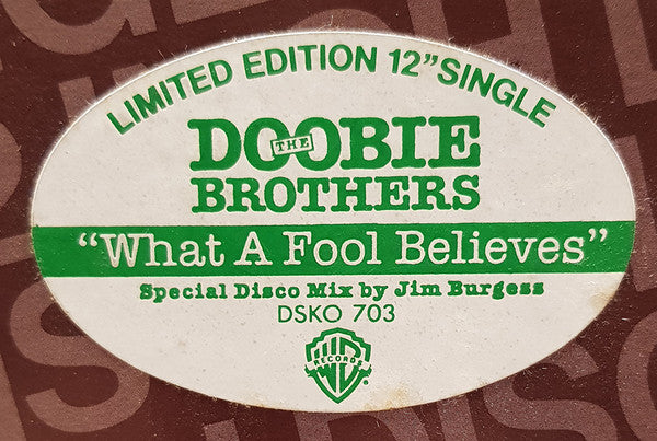 The Doobie Brothers – What A Fool Believes 12" vinyl record, image 2 of 4