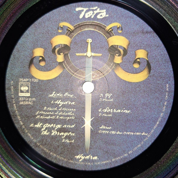 Toto – Hydra LP vinyl record, image 5 of 10