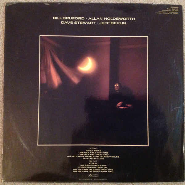Bruford – One Of A Kind LP vinyl record, image 2 of 4