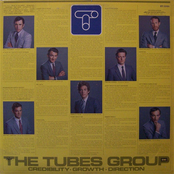 The Tubes – The Completion Backward Principle LP vinyl record, image 2 of 4