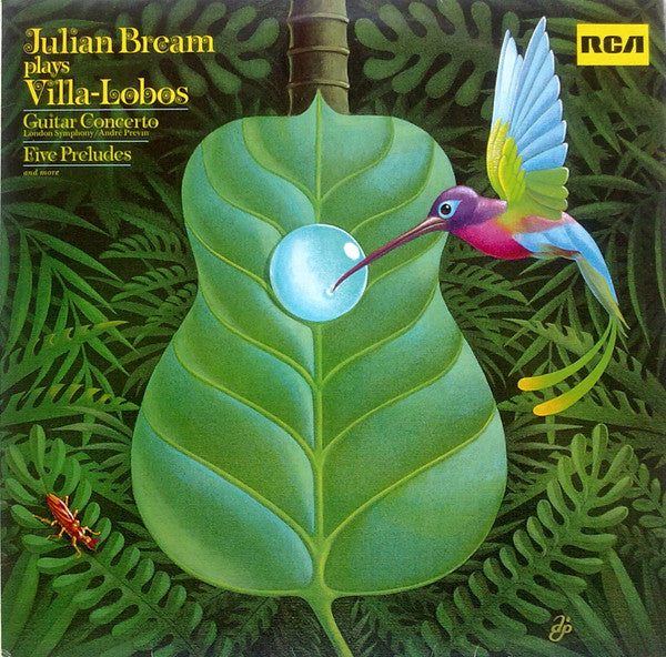 Julian Bream, Heitor Villa-Lobos, London Symphony Orchestra, André Previn – Julian Bream Plays Villa-Lobos LP vinyl record, image 1 of 4