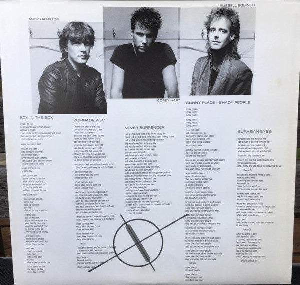 Corey Hart – Boy In The Box LP vinyl record, image 6 of 6