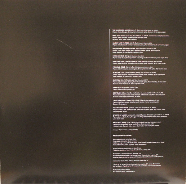 Johnny Cash – American IV: The Man Comes Around (2xLP) LP vinyl record, image 6 of 10
