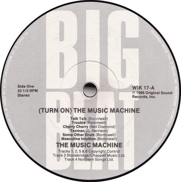 The Music Machine – (Turn On) The Music Machine LP vinyl record, image 3 of 4