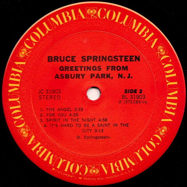 Bruce Springsteen – Greetings From Asbury Park, N.J. LP vinyl record, image 7 of 7