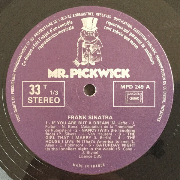 Frank Sinatra – Ol'Man River LP vinyl record, image 3 of 3