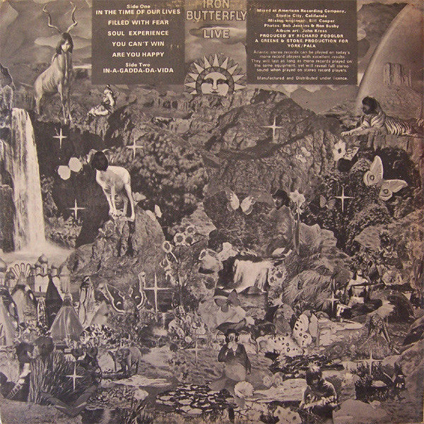 Iron Butterfly – Live LP vinyl record, image 2 of 4