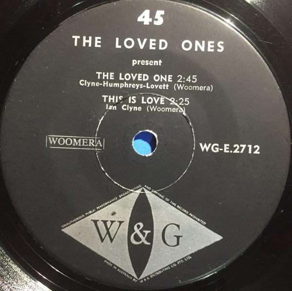 The Loved Ones – The Loved Ones 7" vinyl record, image 4 of 4