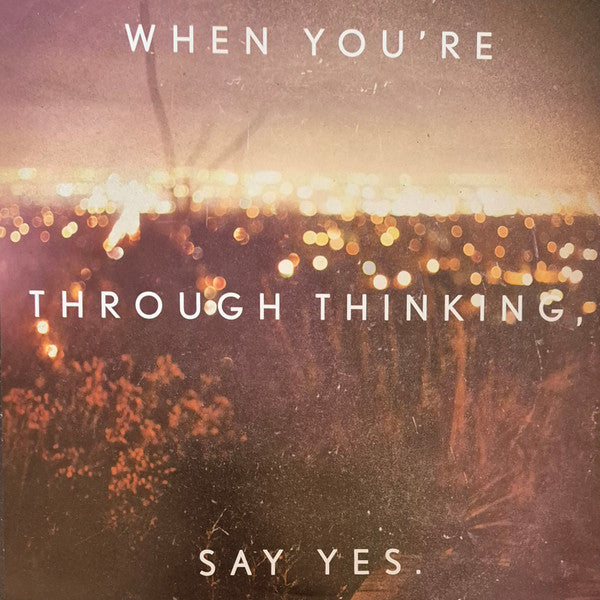 Yellowcard – When You're Through Thinking, Say Yes LP vinyl record, image 3 of 7