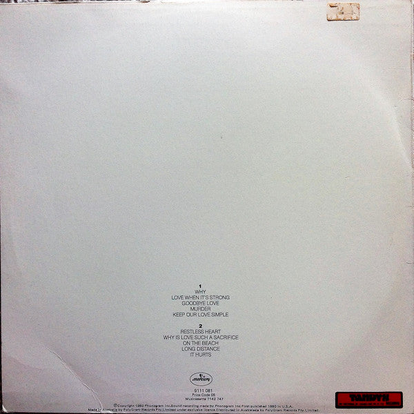 Southside Johnny & The Asbury Jukes – Love Is A Sacrifice LP vinyl record, image 2 of 4